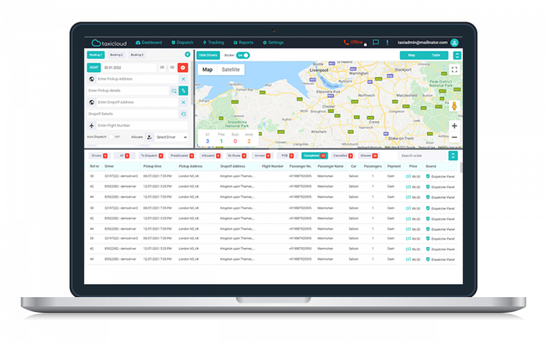 1 Taxi Dispatch System And Booking Software Free Taxi Website 1